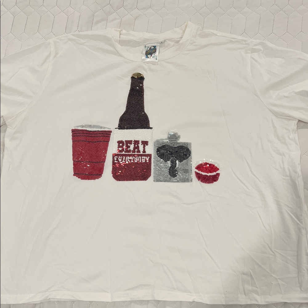 Queen of Sparkles Alabama Gameday Shirt Size Large